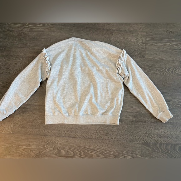 Grey crew-neck pullover sweatshirt by CHELSEA - Picture 2 of 3